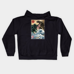 King of the Monsters vs Great Old One Kids Hoodie